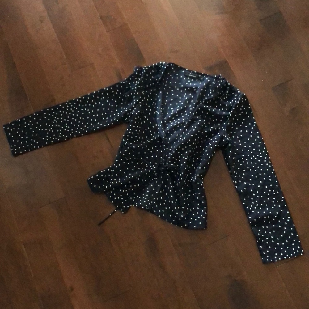 Cutest summer star print tie top